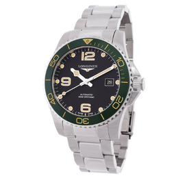 Longines Hydroconquest Automatic Grey Dial Mens Watch L3.781.4.05.6