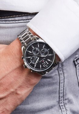 Часы GAVIN Tommy Hilfiger, серебряный to152m0ei-d11 | silver black