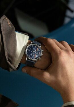 Часы QUARTZ ANALOG MARLIN STRIPES Timex, синий tx152m0ov-k11 | blue