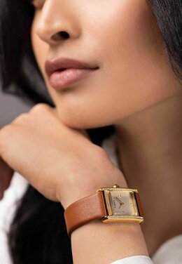 Часы QUARTZ ANALOG HAILEY Timex, коричневый tx151m069-o11 | brown