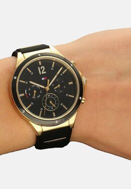 Часы Tommy Hilfiger, черный to151m0eq-q11 | black gold