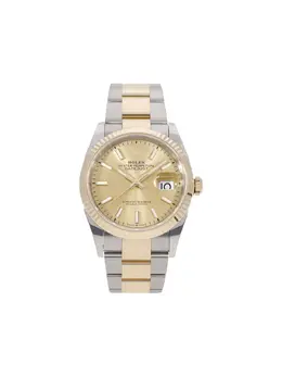Rolex Datejust 36mm CHRONEXT Certified - Yellow Gold Round Fluted Bezel