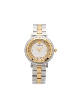 Наручные часы Greca Flourish 35 мм Versace, серебряный ve7f00423 | серебристый