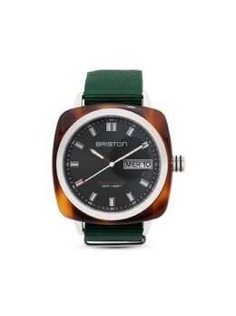 Briston наручные часы Clubmaster Sport HMS Date 42 мм, зеленый 17342sats10nbg | зеленый