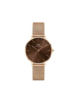 Наручные часы Petite Amber 32 мм Daniel Wellington, коричневый dw00100477 | коричневый