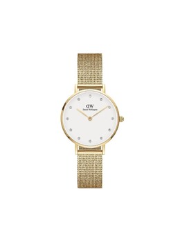 Наручные часы Petite Pressed Evergold 28 мм Daniel Wellington, белый dw00100604 | белый