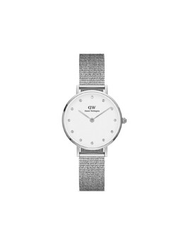 Наручные часы Petite Pressed Lumine 28 мм Daniel Wellington, белый dw00100602 | белый