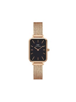 Наручные часы Quadro Pressed Melrose 20 мм Daniel Wellington, черный dw00100432 | черный