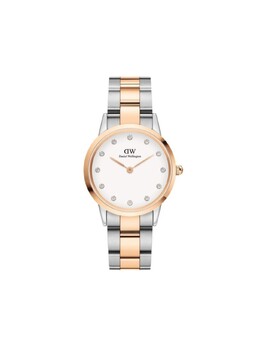 Наручные часы Iconic Link Lumine 32 мм Daniel Wellington, белый dw00100358 | белый