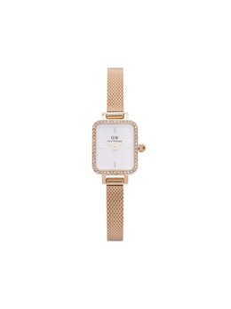 Наручные часы Quadro Mini Lumine 18 мм Daniel Wellington, белый dw00100731 | белый