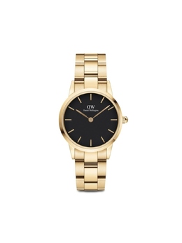 Наручные часы Iconic Link 28 мм Daniel Wellington, черный dw00100568 | черный