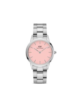 Наручные часы Iconic Link Blush 28 мм Daniel Wellington, розовый dw00100535 | розовый