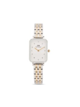 Наручные часы Quadro Lumine 5-Link 26 мм Daniel Wellington, белый dw00100625 | белый