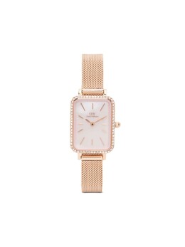 Наручные часы Quadro Lumine 20 мм Daniel Wellington, розовый dw00100669 | розовый