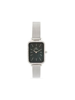 Наручные часы Quadro Lumine 20 мм Daniel Wellington, черный dw00100667 | черный