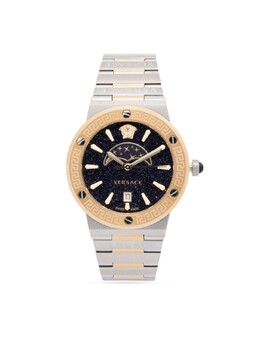 Наручные часы Greca Moonphase 38 мм Versace, черный ve7g00223 | черный