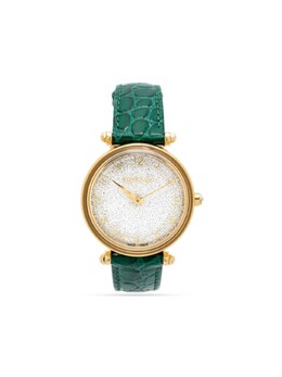 Наручные часы Crystalline Wonder 35 мм Swarovski, зеленый 5656893 | зеленый