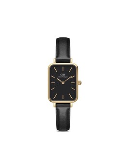 Наручные часы Quadro Pressed Sheffield 20x26 мм Daniel Wellington, черный dw00100560 | черный