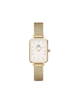 Наручные часы Quadro Pressed Evergold 20x26 мм Daniel Wellington, белый dw00100556 | белый