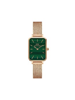 Наручные часы Quadro Pressed Melrose 20x26 мм Daniel Wellington, зеленый dw00100437 | зеленый