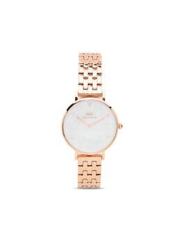Наручные часы Petite Lumine 5-Link 28 мм Daniel Wellington, розовый dw00100617 | розовый