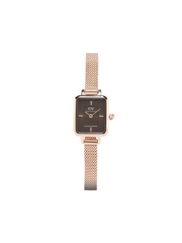 Наручные часы Quadro Mini 19 мм Daniel Wellington, коричневый dw00100649 | коричневый