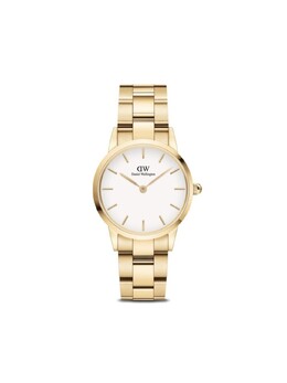 Наручные часы Iconic Link 28 мм Daniel Wellington, золотой dw00100567 | золотистый