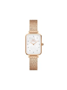 Наручные часы Quadro Pressed Studio Lumine 26 мм Daniel Wellington, белый dw00100578 | белый