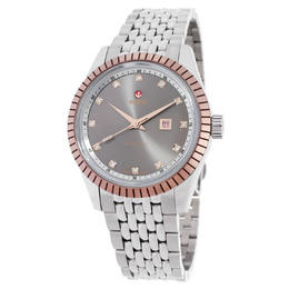 Rado Automatic Diamond Grey Dial Ladies Watch R33102703