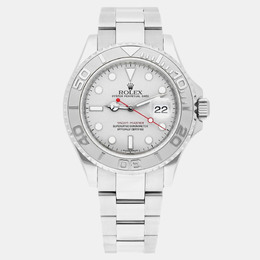 Rolex Yacht-Master 16622 - Men's Automatic Silver Dial with Platinum Bezel