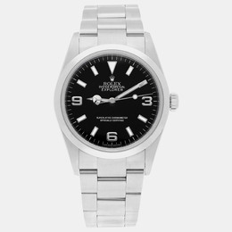 Rolex Explorer 114270 Automatic Black Stainless Steel Men's Wristwatch