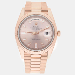 Rolex Day-Date 228235 Automatic Pink Rose Gold Men's Watch 40mm