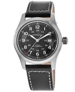 Hamilton H70605733 - Men's Khaki Field Auto Watch 42mm Black Dial
