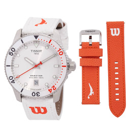 Tissot Seastar 1000 Wilson WNBA White Dial Quartz Unisex Watch - T1204101701100