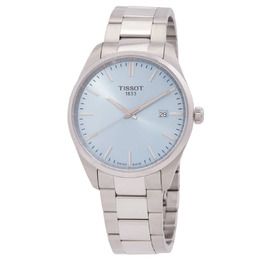Tissot PR100 Mens Quartz Ice Blue Dial Watch - Reference T1504101135100