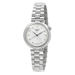Tissot Desir Quartz Diamond White Mother of Pearl Dial Ladies Watch t1520101111600
