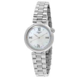 Tissot Desir Quartz White Mother of Pearl Dial Ladies Watch Article T1520101111800