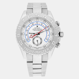 Rolex Yacht-Master II 116689: White Dial, 18k Gold