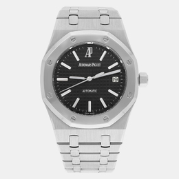 Audemars Piguet Royal Oak 15300ST Black Dial Stainless Steel Men's Watch Automatic