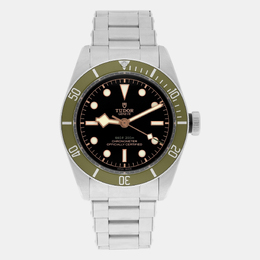 Black Bay 79230G Tudor Men's Automatic Stainless Steel Wristwatch