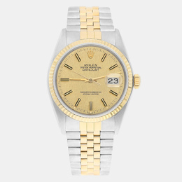 Rolex Datejust 16013 Reference Number: 1187790 - Champagne Dial, Yellow Gold