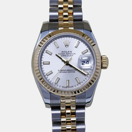 Rolex Datejust 179173 - Automatic Silver Dial with Yellow Gold Accents