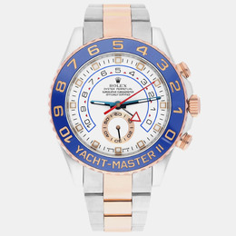 Rolex Yacht-Master II 116681 - Automatic White Dial Stainless Steel Rose Gold Men's Watch