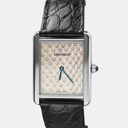 Cartier Tank Solo W5200020 Quartz Silver Stainless Steel Women's Wristwatch 30 mm 1187734
