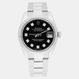 Rolex Datejust 178274 Automatic Stainless Steel Black Dial Women Watch