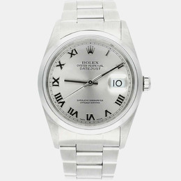 Rolex Datejust 16200 Automatic Silver Stainless Steel Men's Watch Reference 1187687