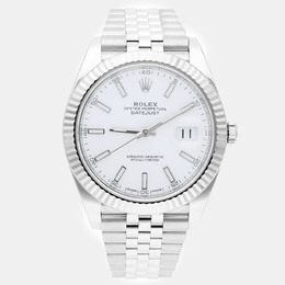 Rolex Datejust 126334 - Men's Automatic Stainless Steel & White Gold Wristwatch with Crystal Display, Ref. 1187699