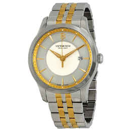 Victorinox Swiss Army Alliance Silver Dial Stainless Steel Mens Watch, Model: 241803