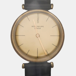 Pre-Owned Patek Philippe Calatrava 2592 Manual Winding 18k Rose Gold Men's Wristwatch 33 mm 1180169