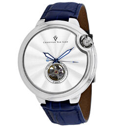 Christian Van Sant Propeller Automatic White Dial Mens Watch - cv0141-bl